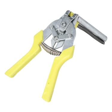 Imagem de Gaiola de arame para animais de estimação, ferramentas de instalação de grampo de fivela para gato, cachorro, coelho, galinha, pássaro (amarelo)