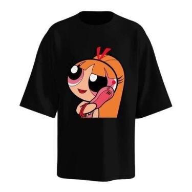 Imagem de Camisa Oversized Feminina Meninas Superpoderosas Todas Personagens Ver
