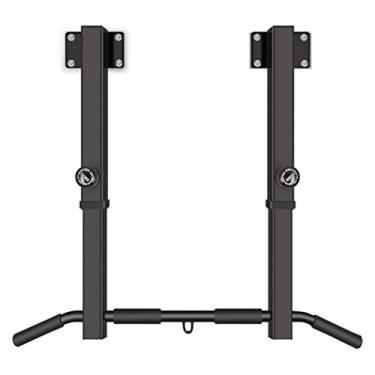 Imagem de Equipamento de pull-up fitness barra horizontal barras paralelas internas prateleiras de saco de areia equipamento multifuncional (preto 99 x 96 x 6 cm) (preto 99 x 96 x 6 cm)