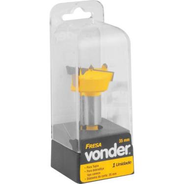 Imagem de Fresa Tupia Broca Forstner 35mm Para Dobradiça Caneco - VONDER