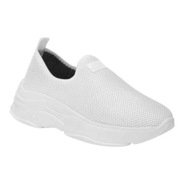 Imagem de Tenis Meia Feminino Slip On Ortopédico Esportivo Leve Academia Casual 