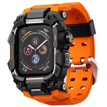 Imagem de Capa Robusta ULTIMAL para Apple Watch 44mm - Com Pulseira Tática