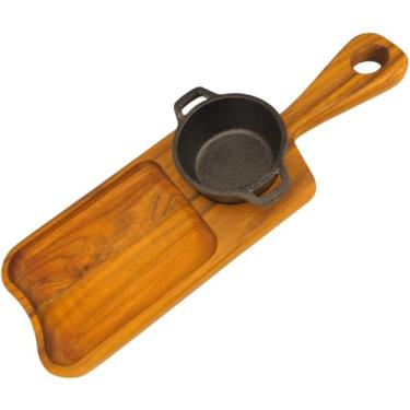 Imagem de Kit Petisqueira madeira rústica Petisqueira de madeira