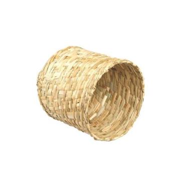 Imagem de Cachepô Flor Taboa Organizador Fibra Natural Decorativo - FibraDecor, 