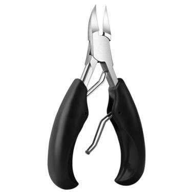 Imagem de Alicate para unhas dos pés, removedor de unhas encravadas, alicate para nariz, tesoura para cutículas, ferramentas para cortar unhas, pedicure e manicure, preto