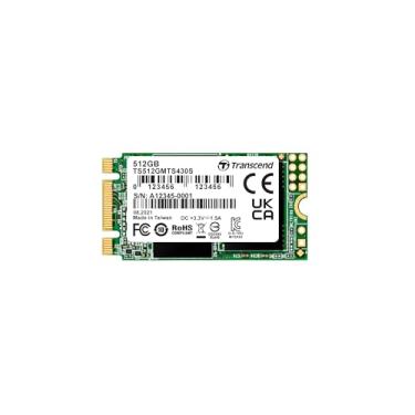 Imagem de Transcend SSD M.2 2242 SATA III de 512 GB com cache Dram, até 560 MB/s, compatível com Ultrabook/laptop/PC/desktop, unidade de estado sólido interna 3D TLC NAND, correção de erros LDPC, cache SLC