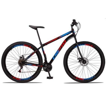 Imagem de Bicicleta Aro 29 Aço Carbono 21v Cripto Freios A Disco Garfo, 17", Pre