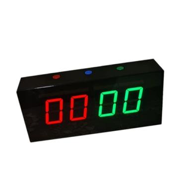 Imagem de Vaveren Placar digital eletrônico portátil 8,46 x 3,94 x 1,77 polegadas, profissional, compacto e resistente para beisebol, multiuso, com carregamento USB