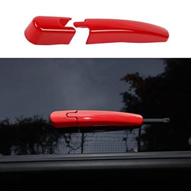 Imagem de SQQP Acabamento Decorativo Da Palheta Do Limpador De Para-Brisa Traseiro Para Ford Bronco 2021-2024+ (Vermelho)