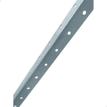 Imagem de Coluna Estante de Aço 1 Metro Cinza Resistência e Estabilidade para Prateleiras Bancadas e Suporte Industrial - Home Gourmet