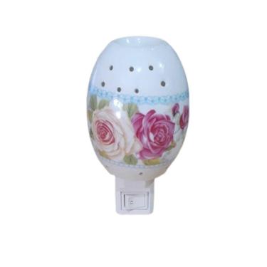 Imagem de Mini Abajur De Tomada Luminária De Cerâmica Bivolt Difusor