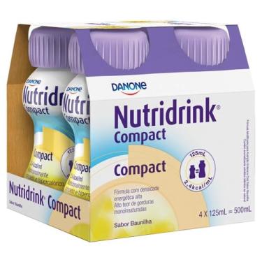 Imagem de Nutridrink Compact Baunilha Danone Nutricia 4 unidades de 125ml
