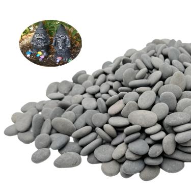 Imagem de lifetop Tiny River Rocks, Pedrinhas De 0,5" A 1,0" Para Plantas E Suculentas, Paisagismo Decorativo Jardim Externo, Canteiro Flores Cascalho Natural Aquário, Plantas, Vasos (1,36 Kg)