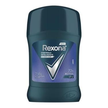 Imagem de Desodorante Antitranspirante Stick Rexona Active Dry Masculino 72h 45g
