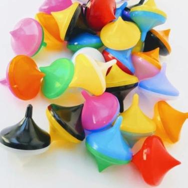 Imagem de Mini Pião Brinquedo Lembrancinhas Prendas e Festas Infantis Saquinho S