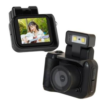 Imagem de Yoidesu Mini câmera DV, filmadora DVR pequena 1080p 2MP para webcam, viagens, caminhadas, esportes, ciclismo, câmera de vídeo compacta ultra mini para crianças com lanterna