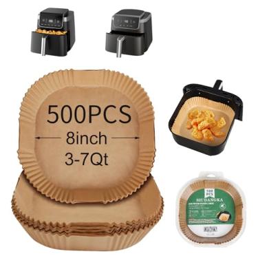 Imagem de Forros de fritadeira a ar, 500 peças de forro de papel descartável para fritadeira a ar COSORI 6-Qt Ninja Pro 5 QT