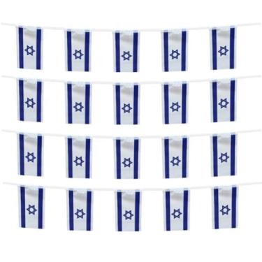 Imagem de FFILL 20 pés 20 bandeiras bandeira israelense, mini bandeira de Israel pequena bandeira, para festas, lojas e bares, e celebrações do dia internacional. Bandeiras temáticas de país asiático - 29