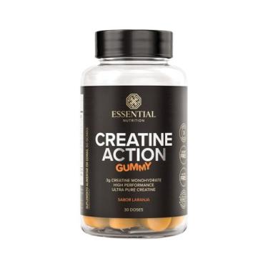 Imagem de Creatine Action Gummy Laranja Essential Nutrition 240g