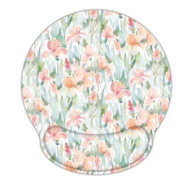 Imagem de AORTDES Mouse pad para jogos para laptop com suporte para descanso de pulso, tapete de mouse ergonômico de espuma de memória, base de borracha antiderrapante, almofada de mesa de trabalho para