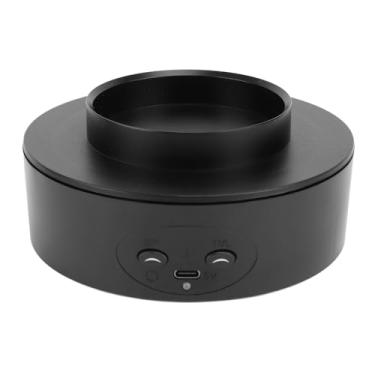 Imagem de Fafeicy Rotativo Stands Stands Plataforma Motorizada Silenciosa para a Apresentação das Peças do Colecionador para Material Abdômico Doméstico/escritório (Preto)