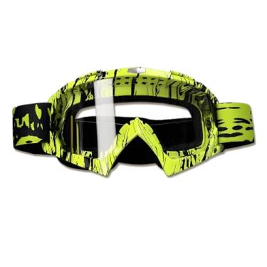 Imagem de 4-FQ Óculos de Motocicleta ATV Dirt Bike Gear Motocross Riding Racing Glasses MX&MTB Acessórios Off-Road Capacete Óculos para Homens e Mulheres, Proteção UV400 à prova de poeira Anti-arranhões