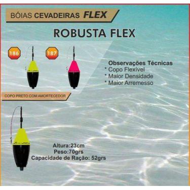 Imagem de Boia jr pesca cevadeira - robusta flex, Amarelo