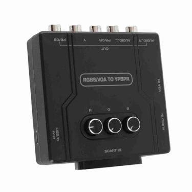 Imagem de SUNGOOYUE RGBS VGA SCART PARA O ADAPTOR DE ALTA DEFINIÇÃO YPBPR -CONVERTER