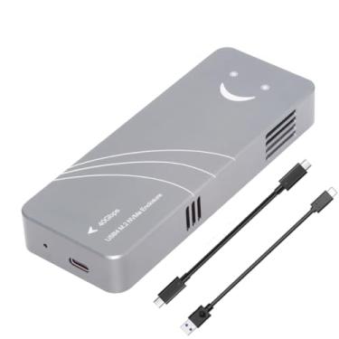 Imagem de ChenYang Adaptador M.2 NVME SSD, USB C 4.0 40 Gbps e USB 3.2 Gen 2 20Gbps para NVME SSD Disk externo com chipset ASM2464