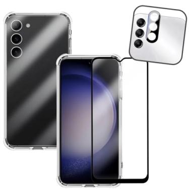Imagem de Kit Capa Anti Impacto, Película de Nanogel e Protetor de Lente para Galaxy S23, Transparente