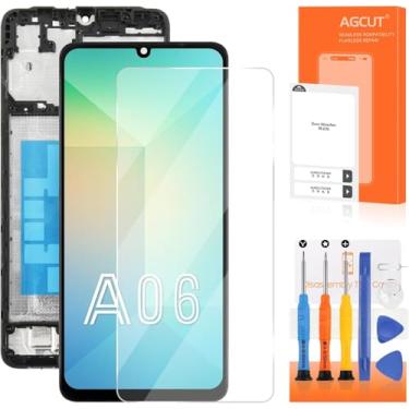 Imagem de Original para Samsung Galaxy A06 tela de substituição para Samsung A06 LCD Display A065F A065M digitalizador LCD Touch Assembly peças de reparo com moldura