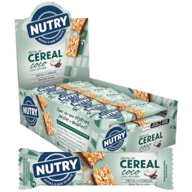 Imagem de Abnoys Barra De Cereais Nutry Coco Com Chocolate 22G - Display Com 24 Unidades - Com 3 Cereais E Fruta