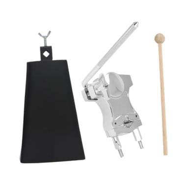 Imagem de Kokiya Suporte de percussão para tambor, conjunto de acessórios para montagem de chocalho, pedal de percussão manual de metal, peças de 6" para, a Set