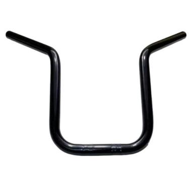 Imagem de Guidão Moto Boy Alto Preto / Cromado - MAS STORE, PRETO FOSCO