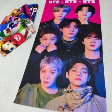 Imagem de Toalha BTS de Banho e Praia Temática Personalizada do Gigante Algodão 