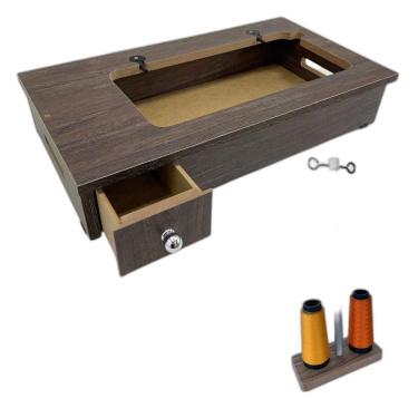 Imagem de Caixa Base Portátil Para Máquinas De Costura Domésticas