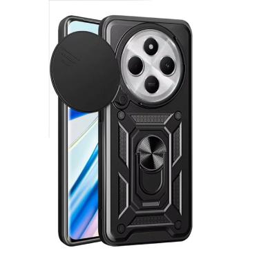 Imagem de Capa Capinha Armadura C/ Proteção da Camera Suporte Anel 360 P/ Pooco C75