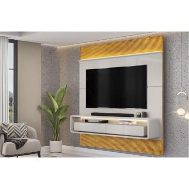 Imagem de Painel Quarto P- Tv Até 70 Pol Taylor 179x207cm Bali-cedro - Dj Móveis