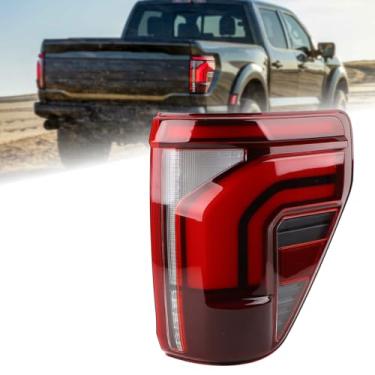 Imagem de Duolctrams Com ponto cego sem função de pesagem LED conjunto de lâmpada traseira compatível com Ford F150 2024 2025 lado direito do passageiro RL3Z-13404-C; RL34-13B504-CD