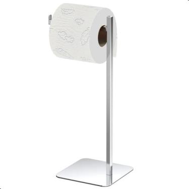 Imagem de Porta Papel Higiênico de Chão Inox Suporte Para Papel Nice - MetalCrom