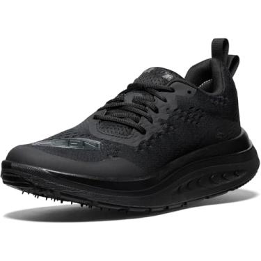 Imagem de KEEN Tênis de caminhada masculino Wk400 Performance respirável, Preto/Preto/Preto, 44