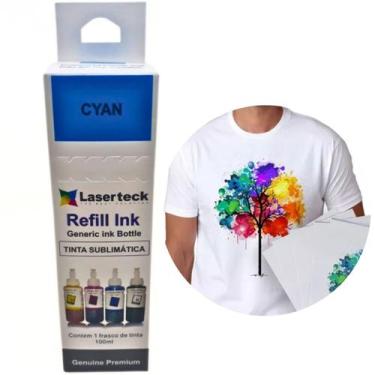 Imagem de Tinta sublimática Ciano L355 L365 L375 L395 L380 L200 - Laserteck