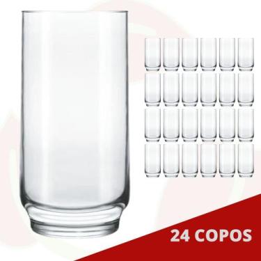 Imagem de 24 Copo de Vidro Lights Transparente 300ML Nadir Long Drink - NADIR FI