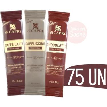 Imagem de Kit Sachê Di Capri Chocolate + Cappuccino + Café C Leite 75U