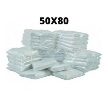 Imagem de Saco Transparente 50X80 Cm (100 Unds) Utilizado Cesta Básica - Higipac