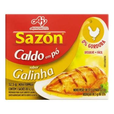 Imagem de Kit c/ 4 Caldo Galinha Sazon em caixa 32.5 g - Sazón