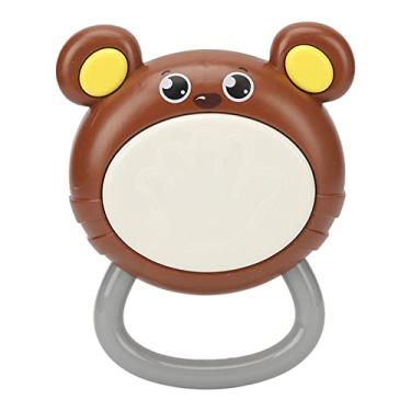 Imagem de Zhjvihx Brinquedo Chocalho Com Luz de Som, Musical Brinquedo Para Bebês Luzes Coloridas Som Suvave Para Viagens Para Crians (Marrom)