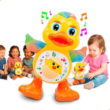Imagem de Brinquedo Patinho Dançante Musical com Luzes e Som – Anda, Dança e Mexe - Pato Dançarino - Brinquedo Musical - Criança