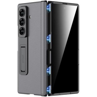 Imagem de Miimall Suporte para Samsung Galaxy Fold 7 Slim Case com proteção magnética de dobradiça, [antiespiar], protetor de tela, grau militar, antiarranhões, macio, melhor amortecedor de telefone para Z