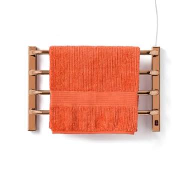 Imagem de Toalheiro Térmico Pequeno Bronze 110v Fio Superior Direito